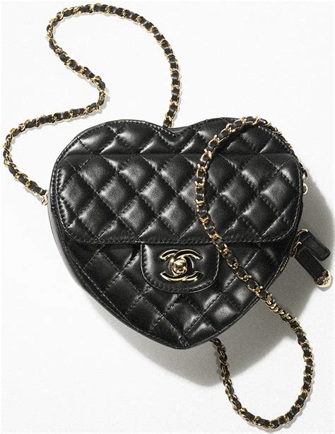 chanel twin heart bag